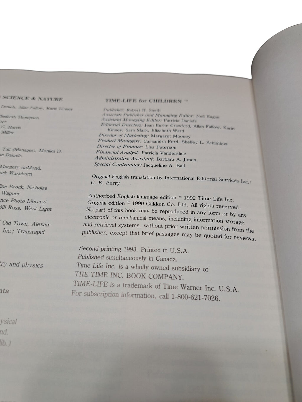 Vintage 1992 second printing of Understanding Science & Nature: Physical Forces by Time Life