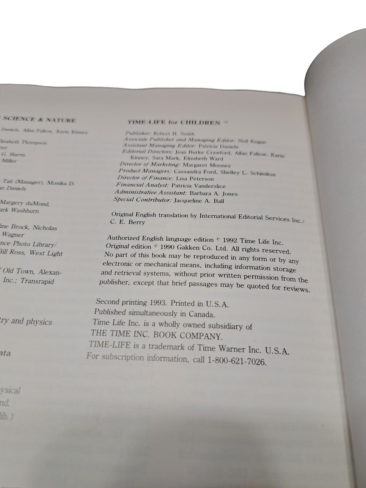 Vintage 1992 second printing of Understanding Science & Nature: Physical Forces by Time Life