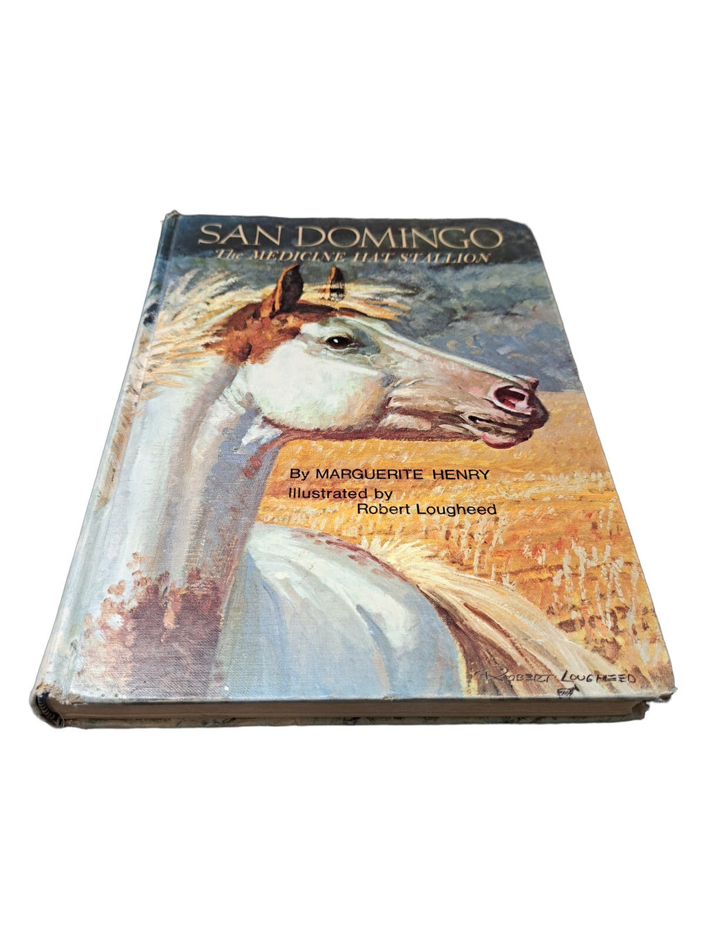 Vintage 1972 first printing of San Domingo: The Medicine Hat Stallion book