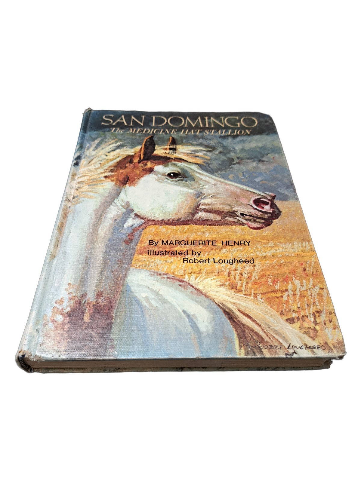 Vintage 1972 first printing of San Domingo: The Medicine Hat Stallion book