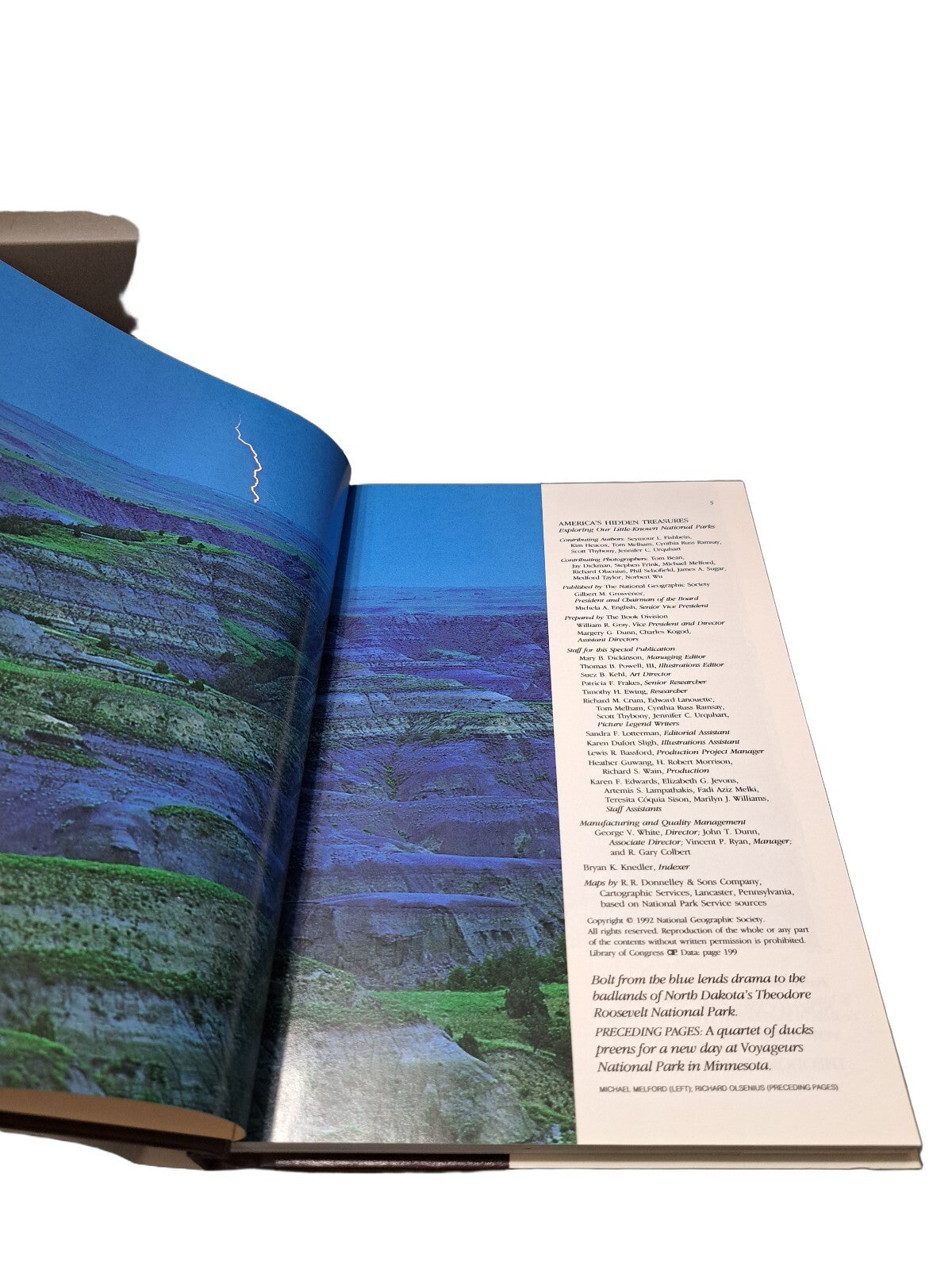 Vintage 1992 America's Hidden Treasures Exploring our Little-Known National Parks
