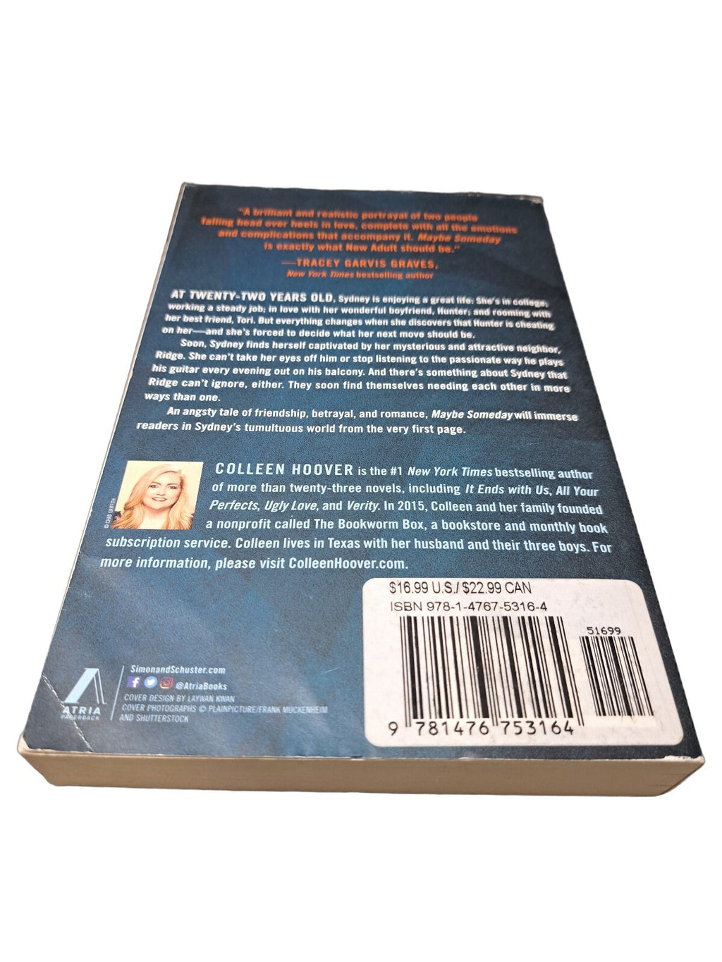 2014 Maybe Someday by Colleen Hoover
