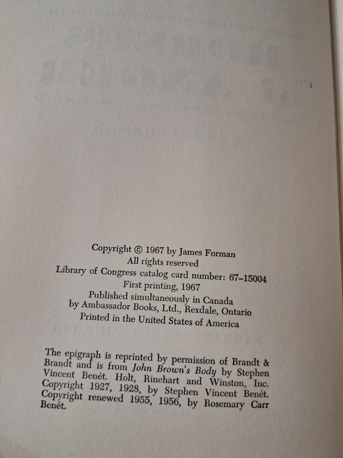 Vintage 1967 Horses in Anger book by James Forman
