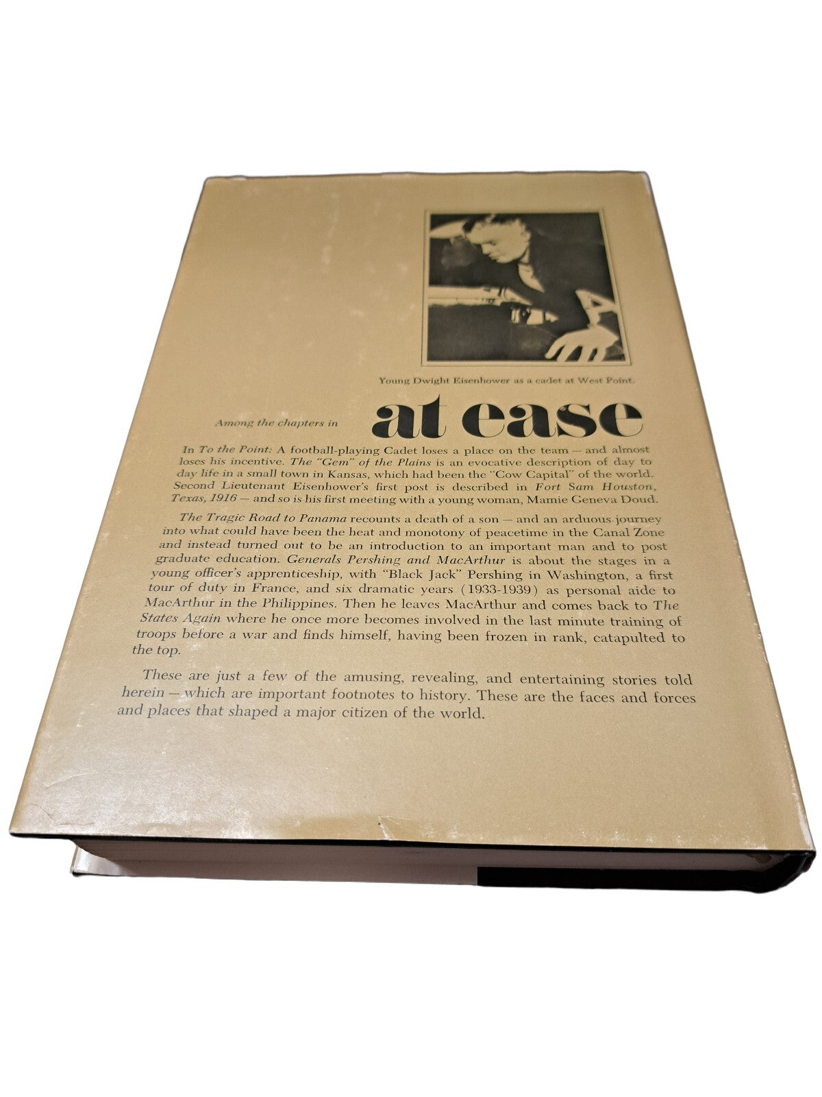Vintage 1967 first edition of At Ease: Stories I Tell to Friends book by Dwight D Eisenhower