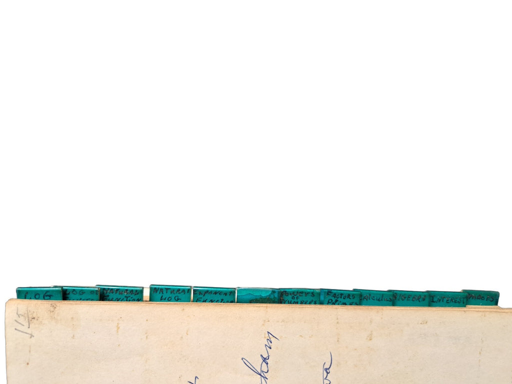 Vintage 1947 Mathematical Tables from Handbook of Chemistry and Physics