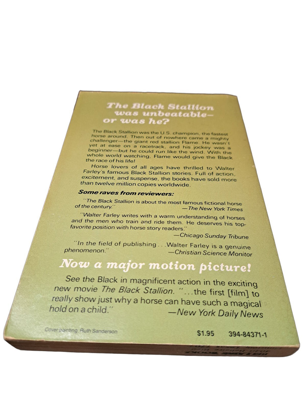 Vintage 1964 The Black Stallion Challenged! book by Walter Farley