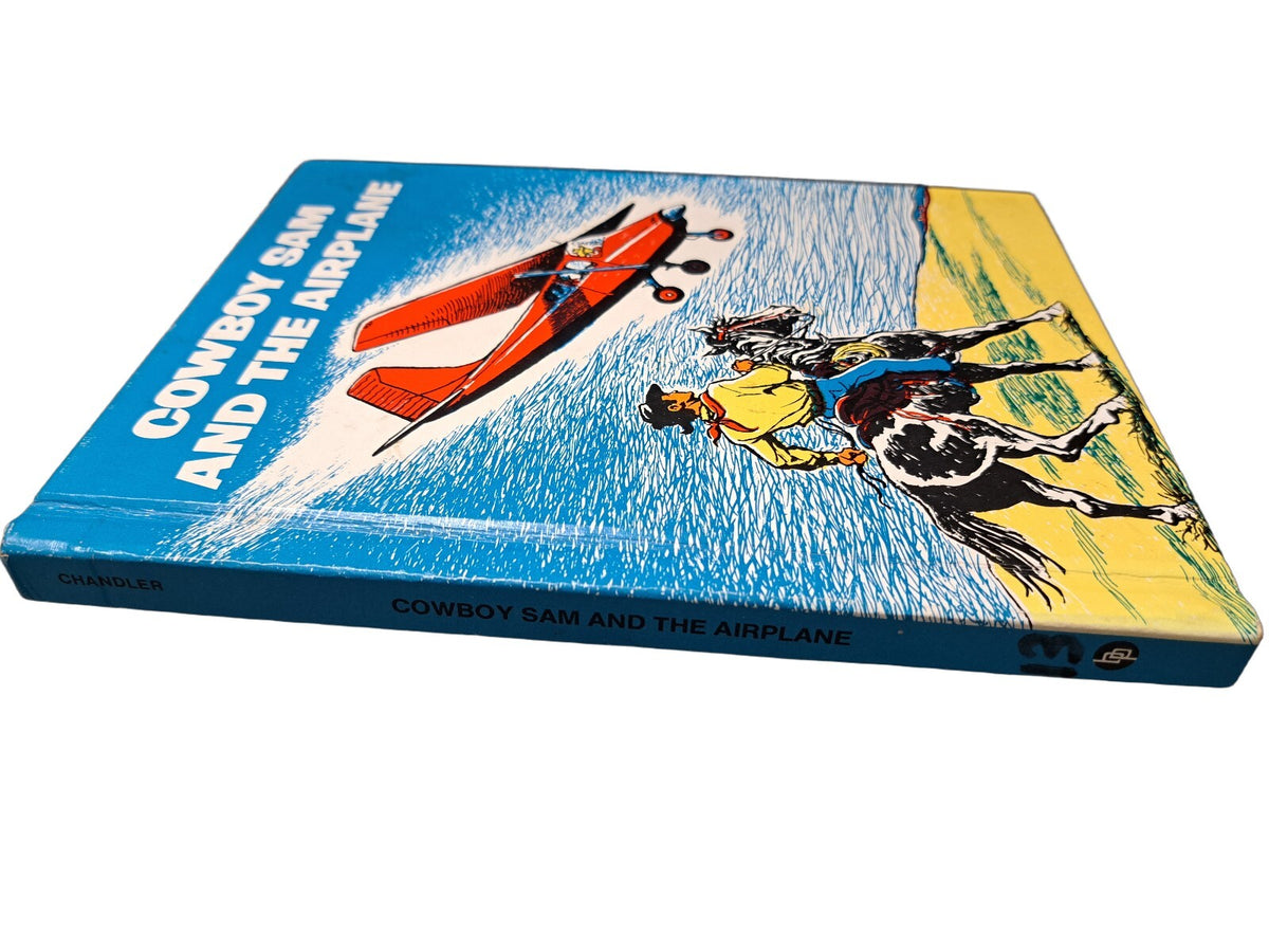 Vintage 1976 Cowboy Sam and the Airplane book by Edna Walker Chandler