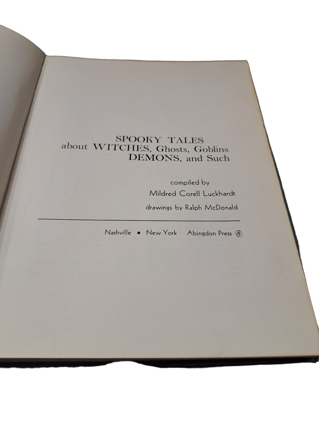 Vintage 1972 Spooky Tales about Witches, Ghosts, Goblins, Demons, and Such
