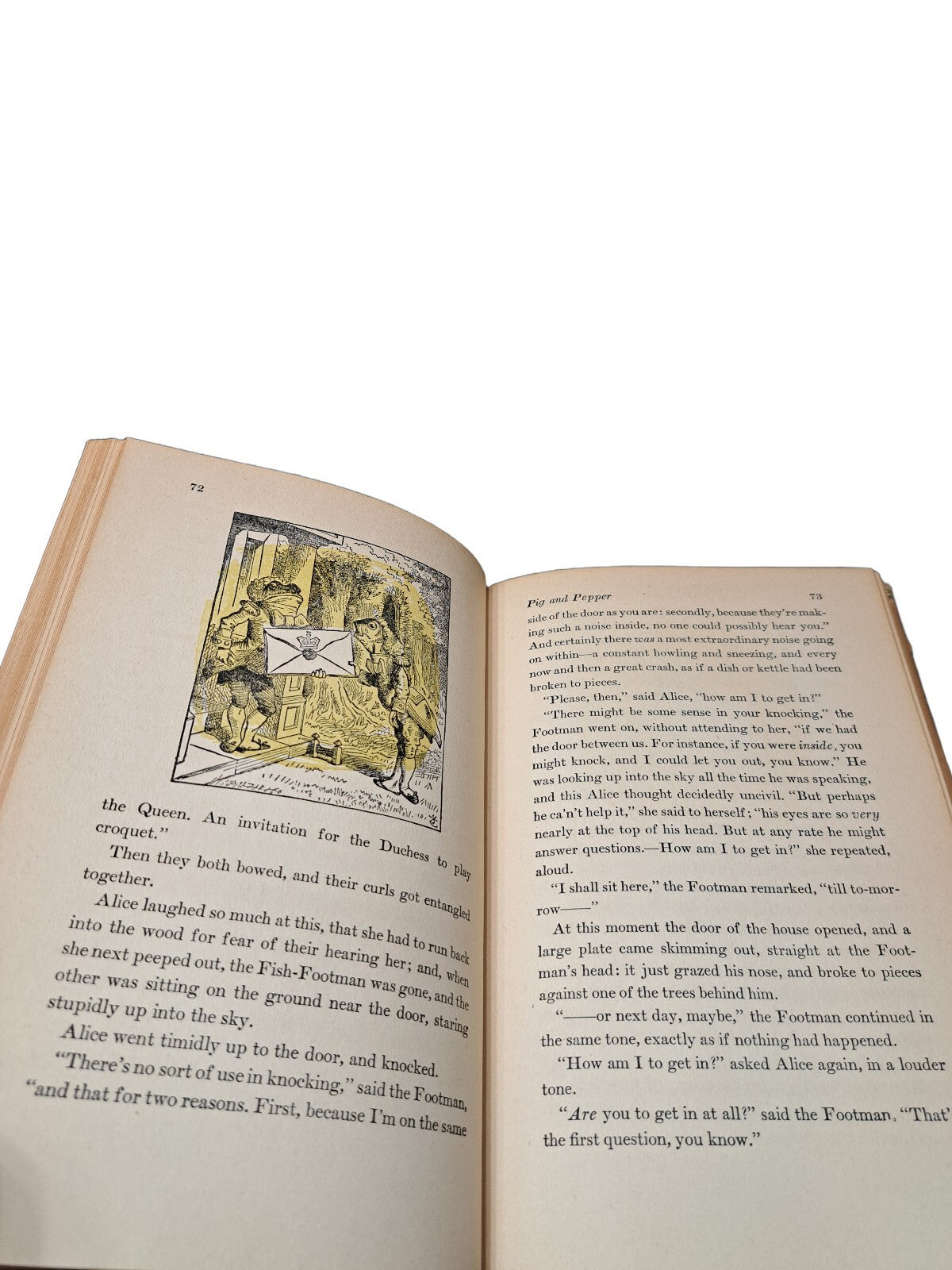 Vintage 1946 Alice's Adventures in Wonderland & Through the Looking Glass