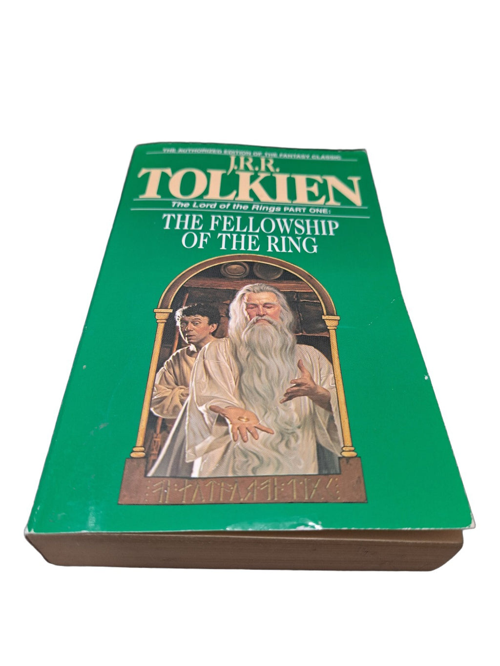 Vintage 1973 The Fellowship of the Ring book by J R R Tolkien