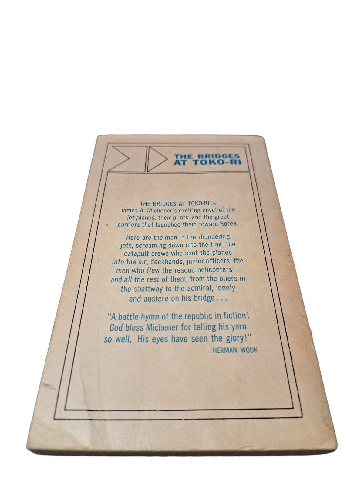 Vintage 1965 The Bridges At Toko-Ri book by James A Michener