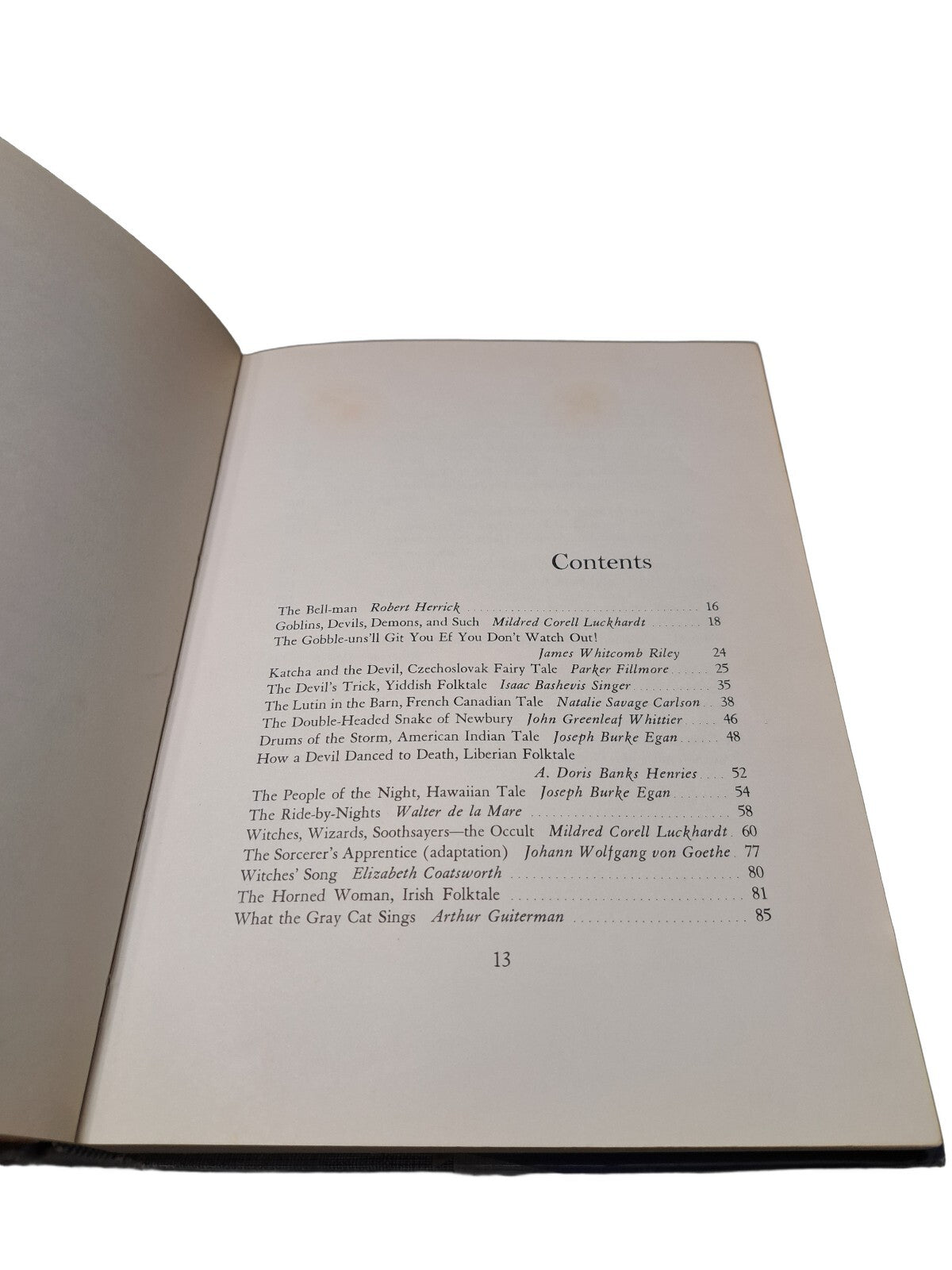 Vintage 1972 Spooky Tales about Witches, Ghosts, Goblins, Demons, and Such