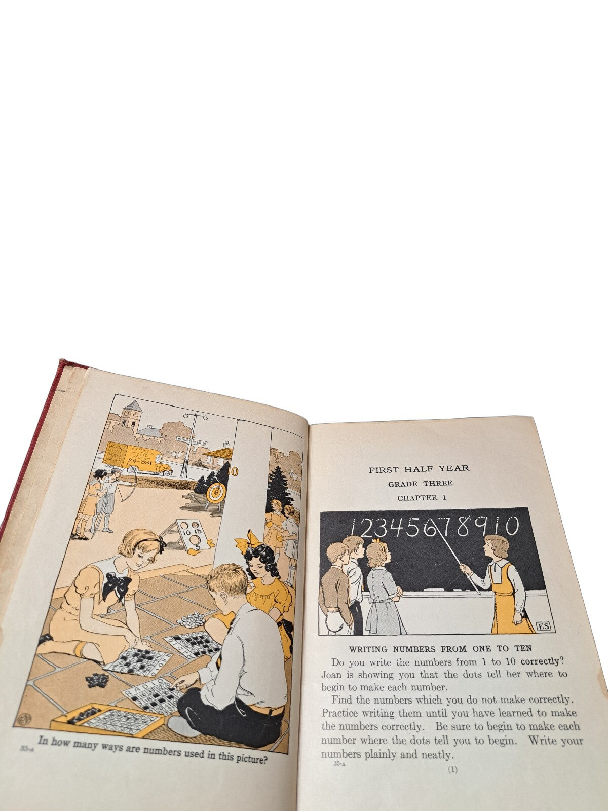 Vintage 1935 The New Triangle Arithmetics: Grade Three book