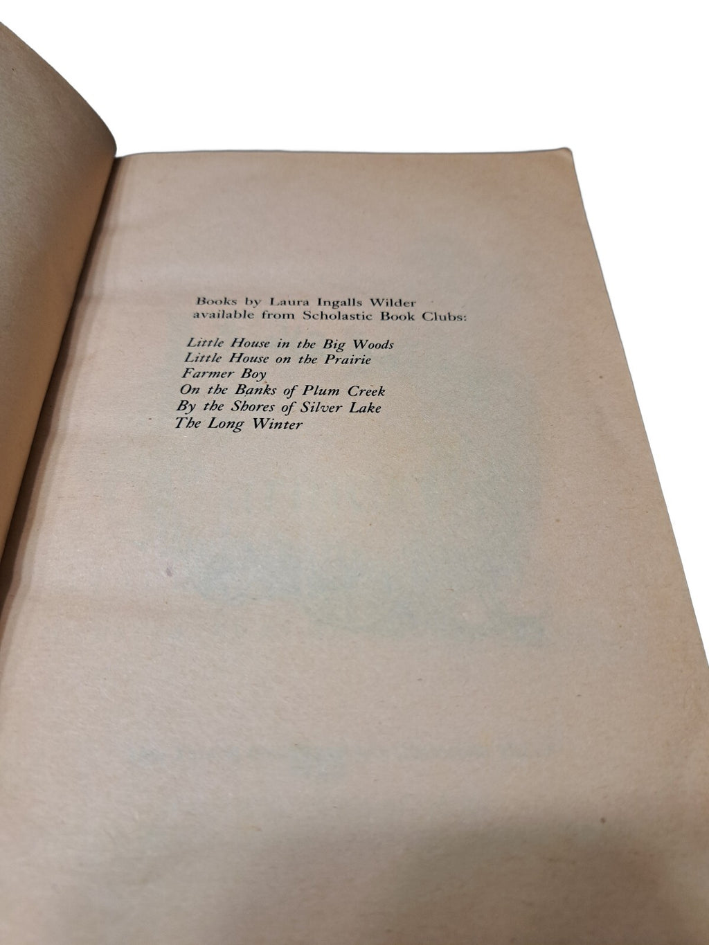 Vintage 1981 Farmer Boy by Laura Ingalls Wilder
