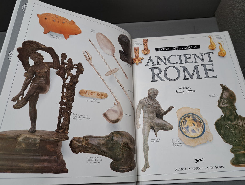 Vintage 1990 first edition of Ancient Rome by Eyewitness Books