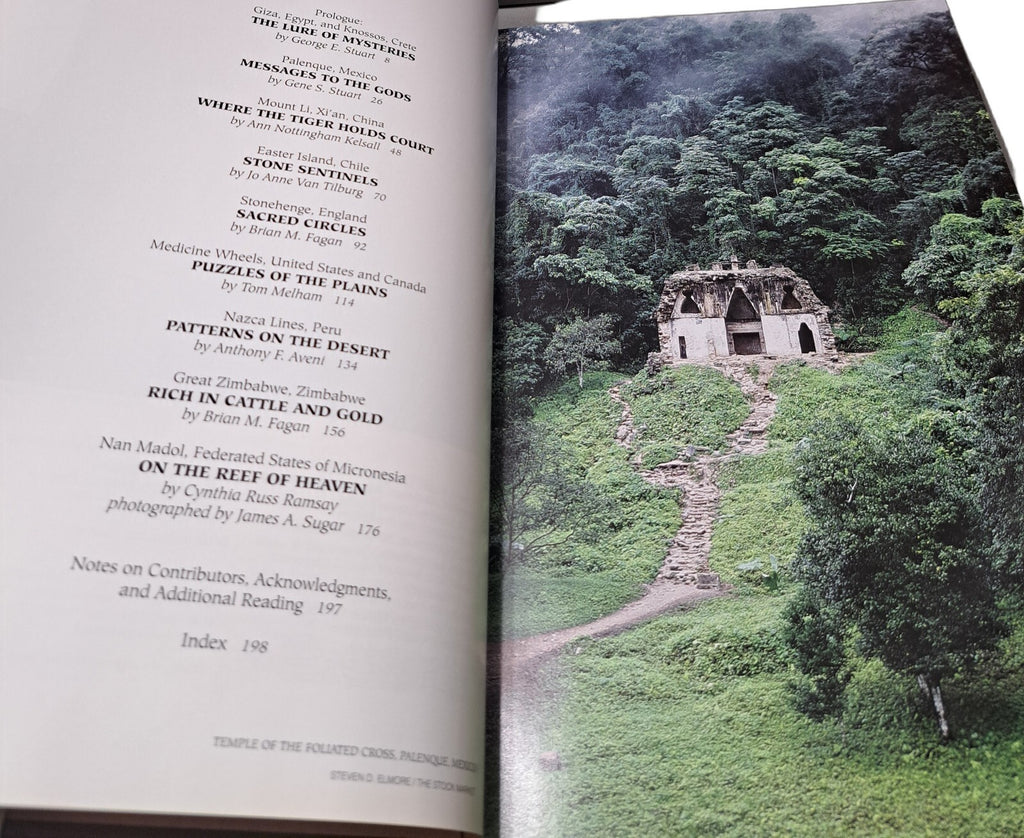 Vintage 1992 Mysteries of Mankind: Earth's Unexplained Landmarks by National Geographic