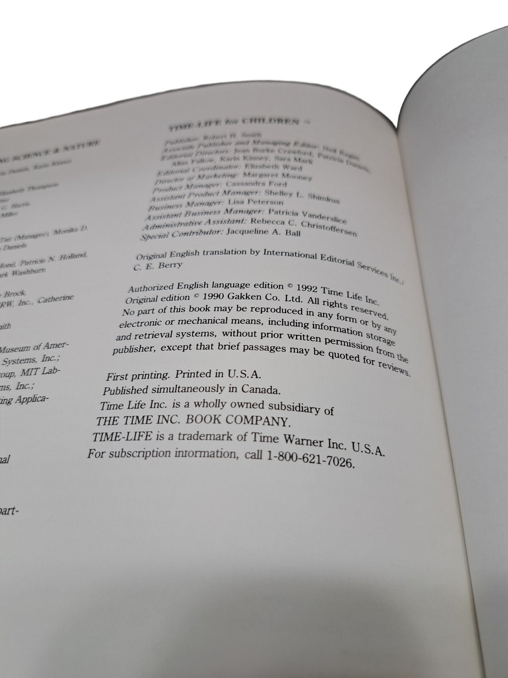 Vintage 1992 first printing of Understanding Science & Nature: Computer Age by Time Life