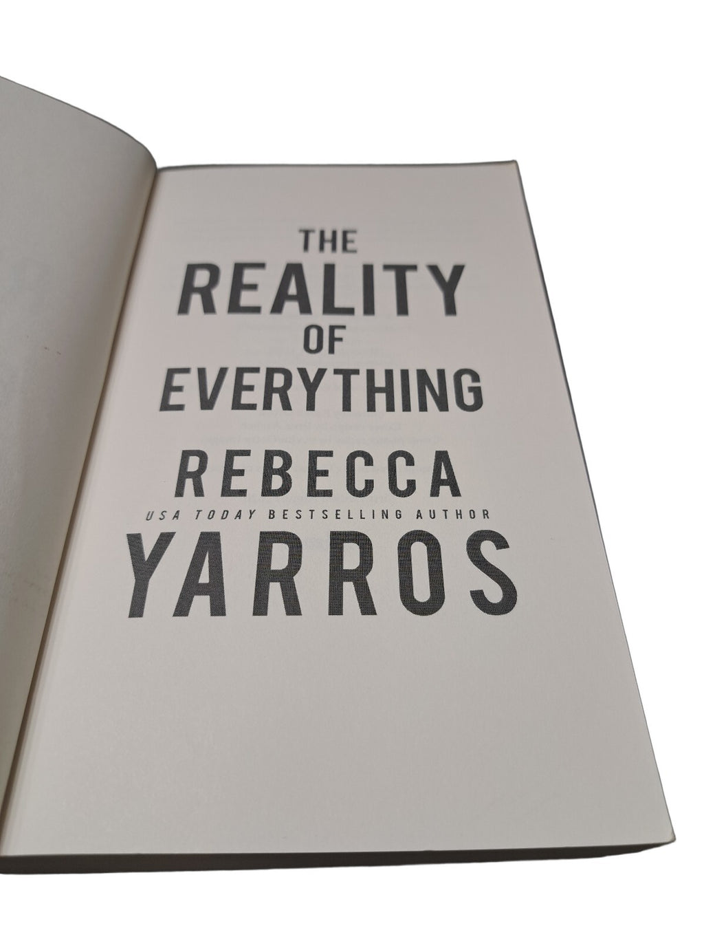 2020 The Reality of Everything by Rebecca Yarros