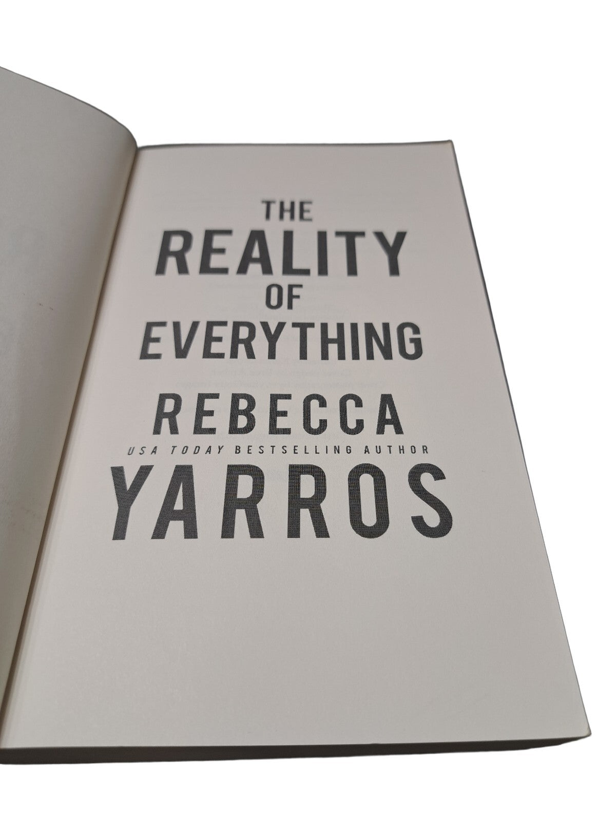2020 The Reality of Everything by Rebecca Yarros