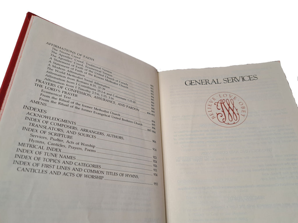 Vintage 1989 The United Methodist Hymnal