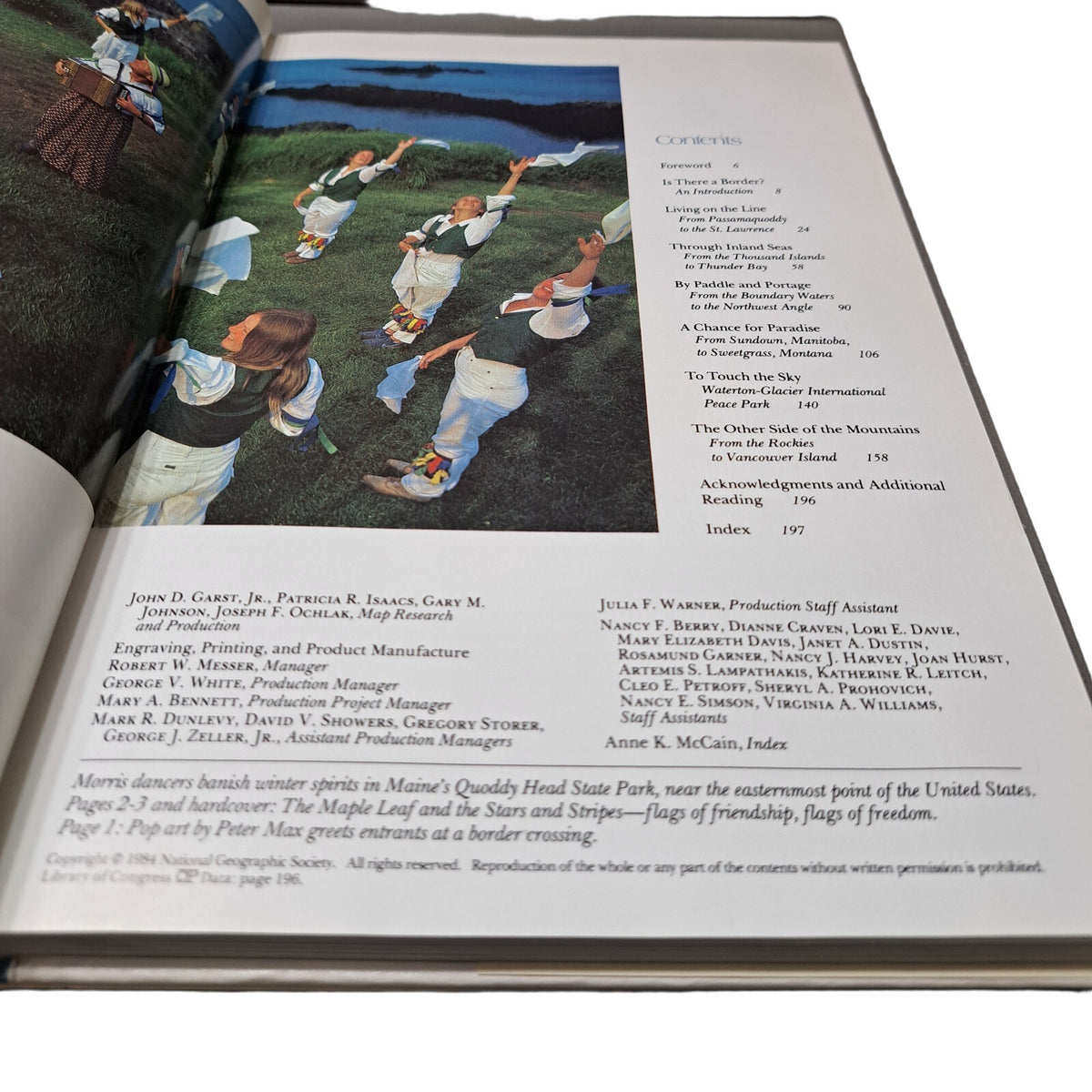 Vintage 1984 Lakes, Peaks, and Prairies