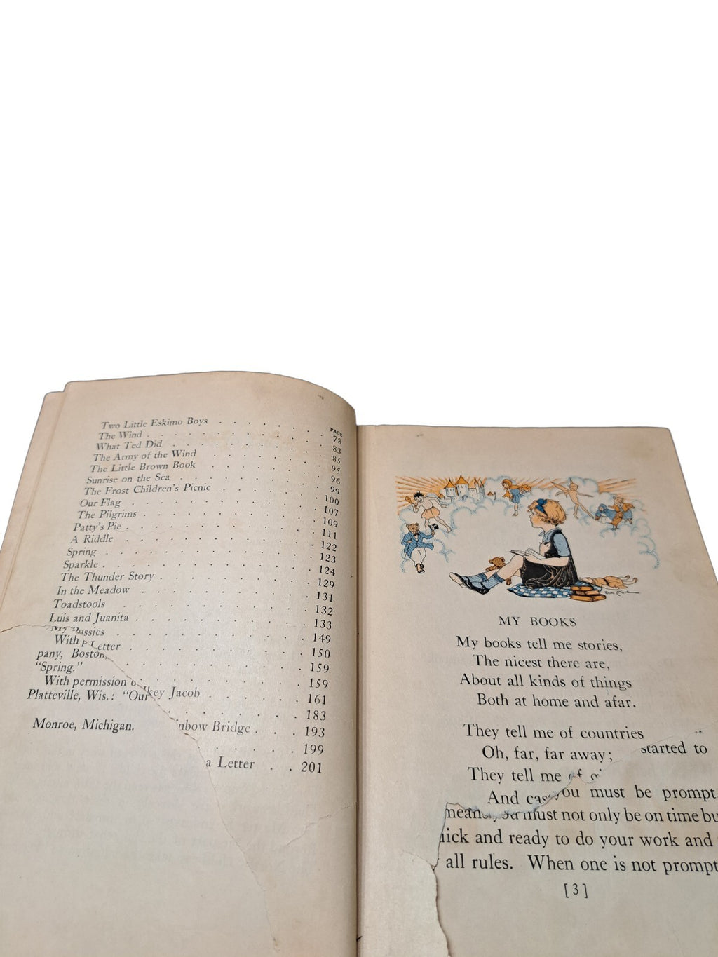Vintage 1924 Pastime Stories for Boys and Girls book by Maude M Grant