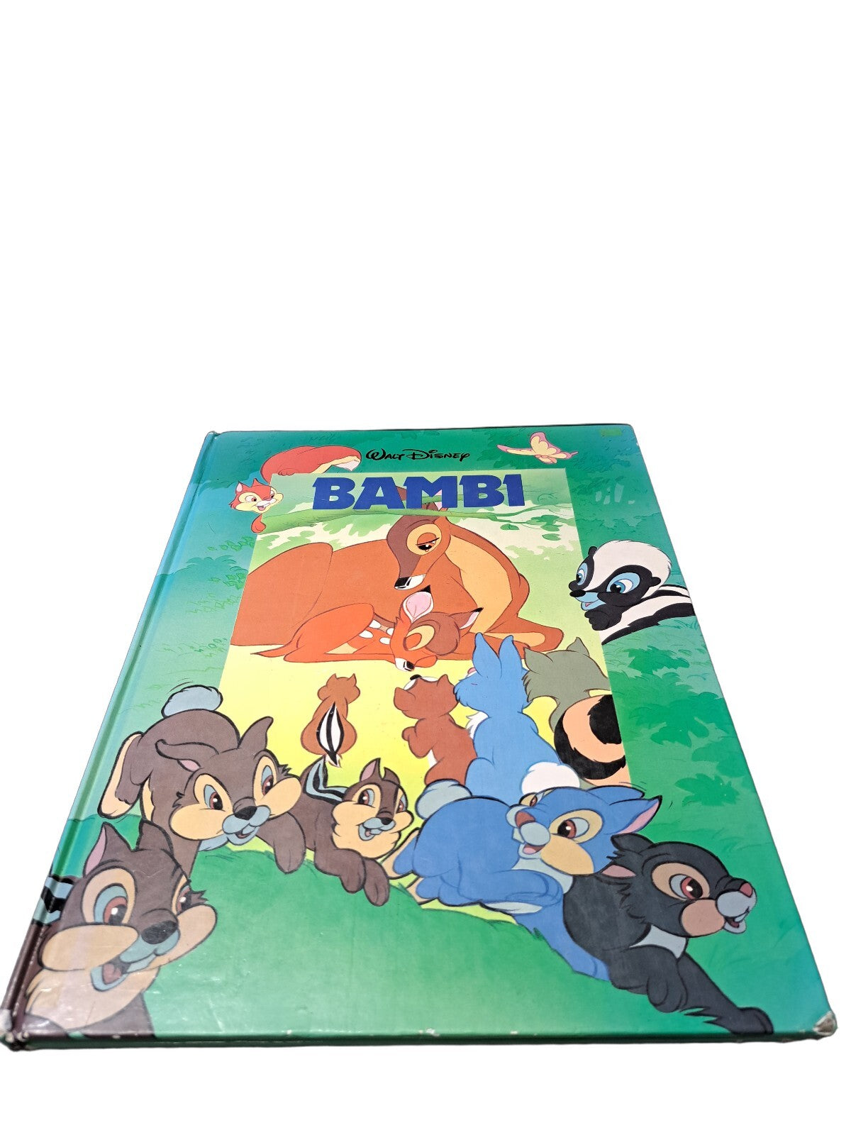 Vintage 1988 Bambi oversized book by Walt Disney