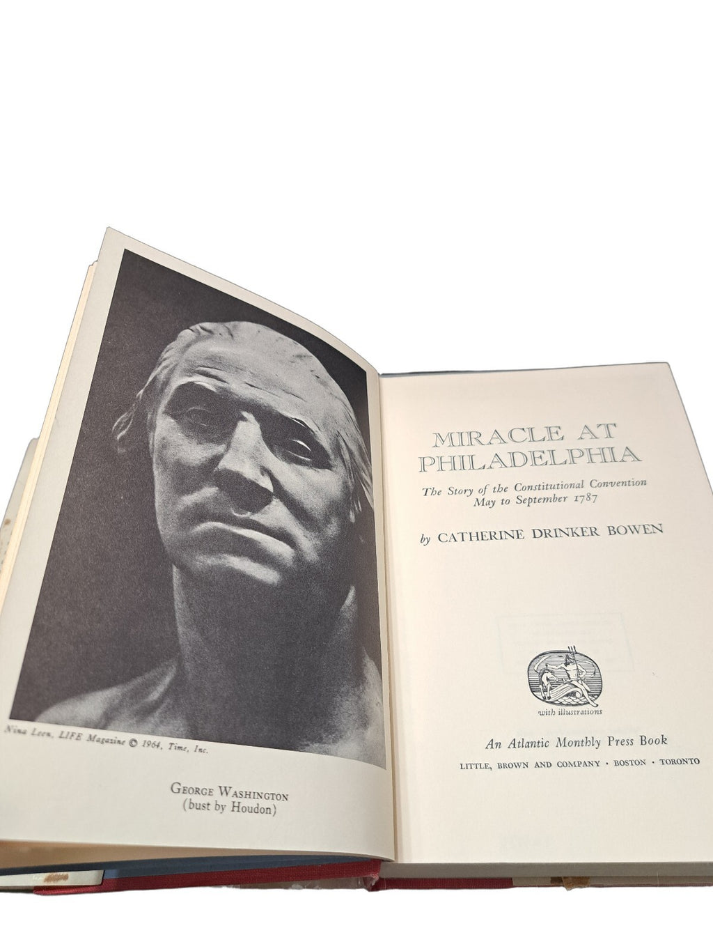 Vintage 1966 Miracle at Philadelphia by Catherine Drinker Bowen