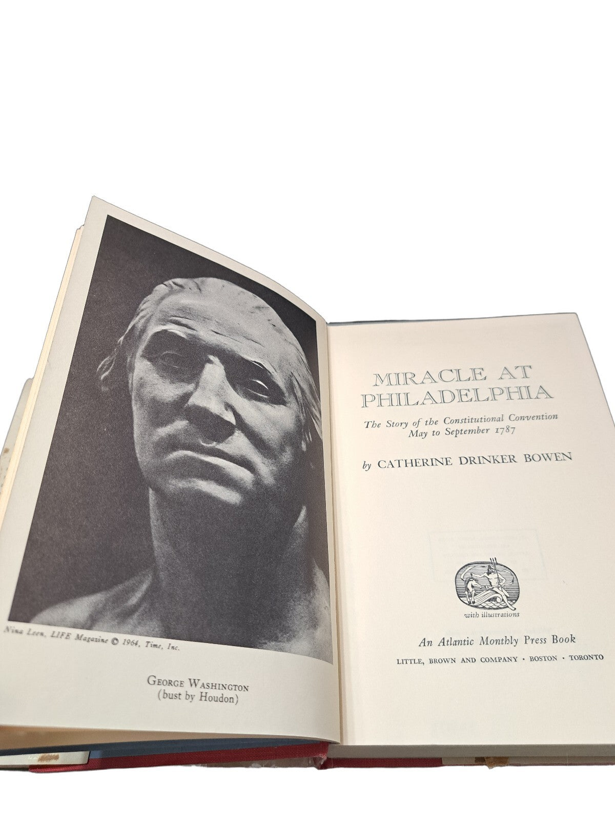 Vintage 1966 Miracle at Philadelphia by Catherine Drinker Bowen