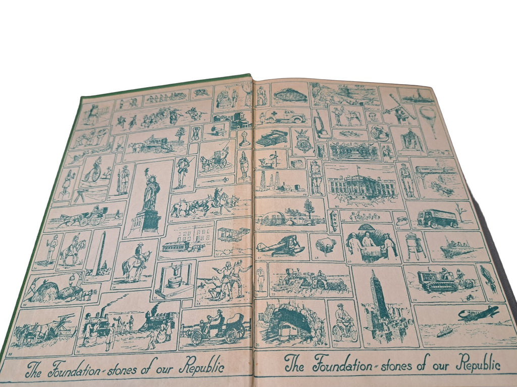 Vintage 1947 The Story of Our Republic or A New Nation book by Melville Freeman
