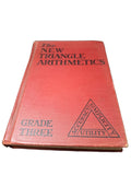 Vintage 1935 The New Triangle Arithmetics: Grade Three book