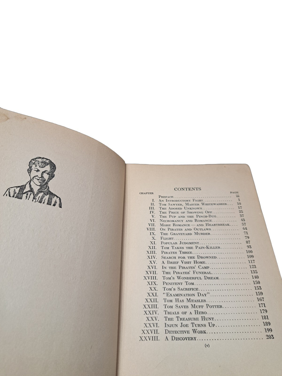 Vintage 1931 The Adventures of Tom Sawyer book by Mark Twain