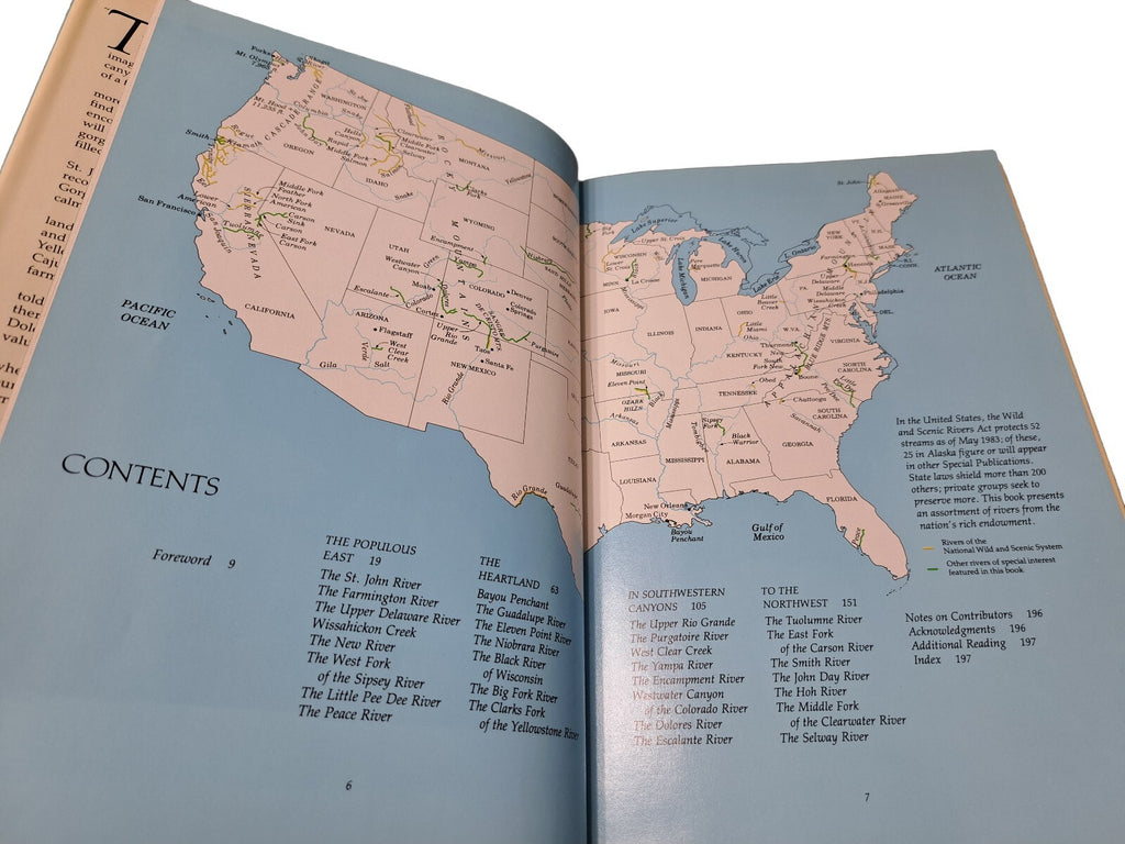 Vintage 1983 America's Wild and Scenic Rivers by National Geographic
