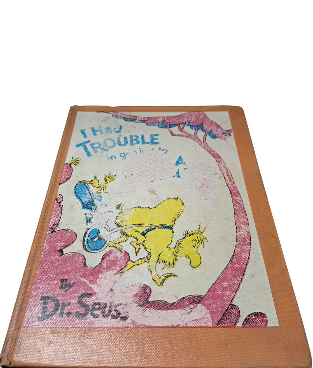 Vintage 1965 I Had Trouble in getting to Solla Sollew book by Dr Seuss