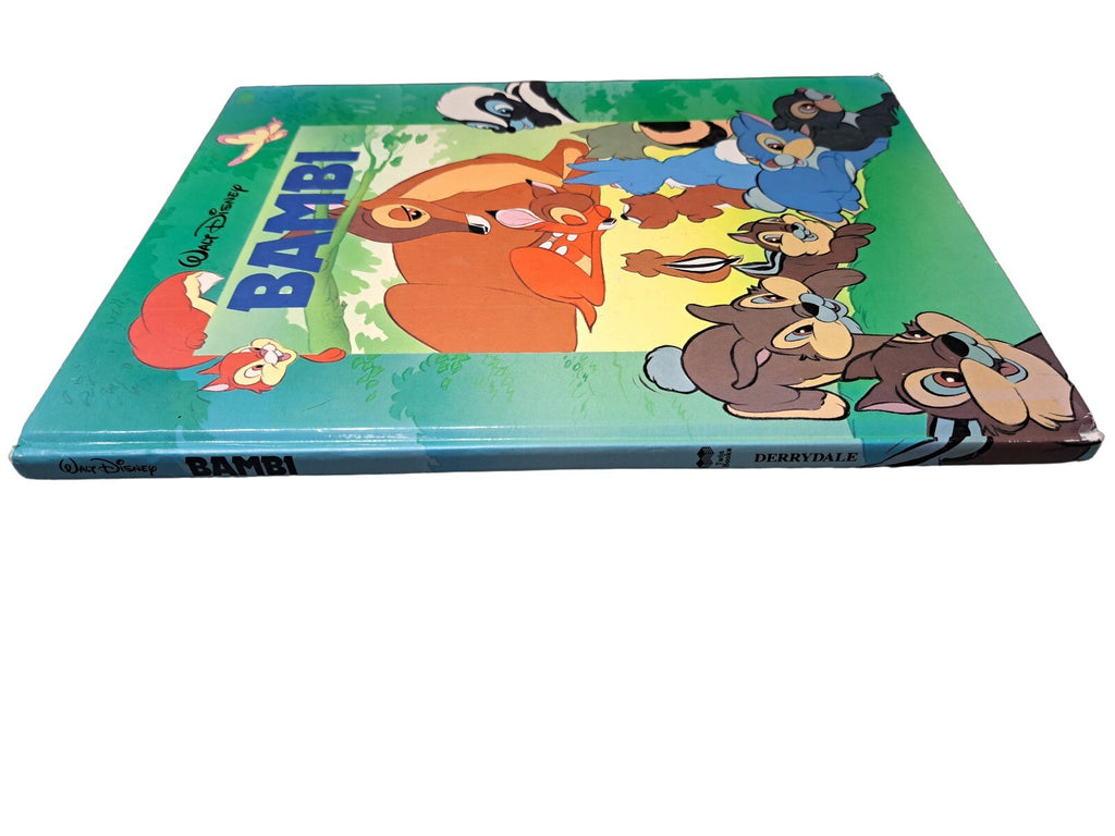 Vintage 1988 Bambi oversized book by Walt Disney