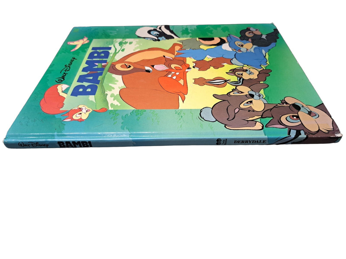 Vintage 1988 Bambi oversized book by Walt Disney