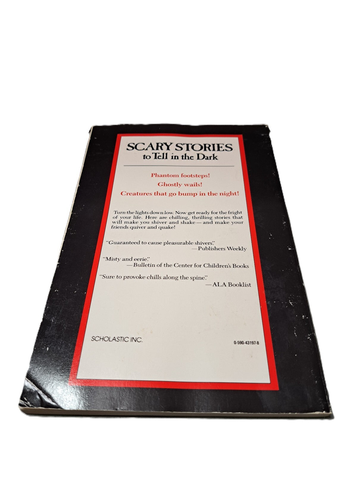 Vintage 1989 Scary Stories to Tell in the Dark book by Alvin Schwartz