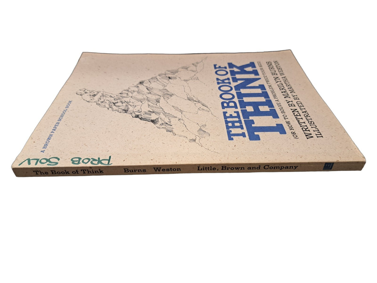 Vintage 1976 The Book of Think by Marilyn Burns