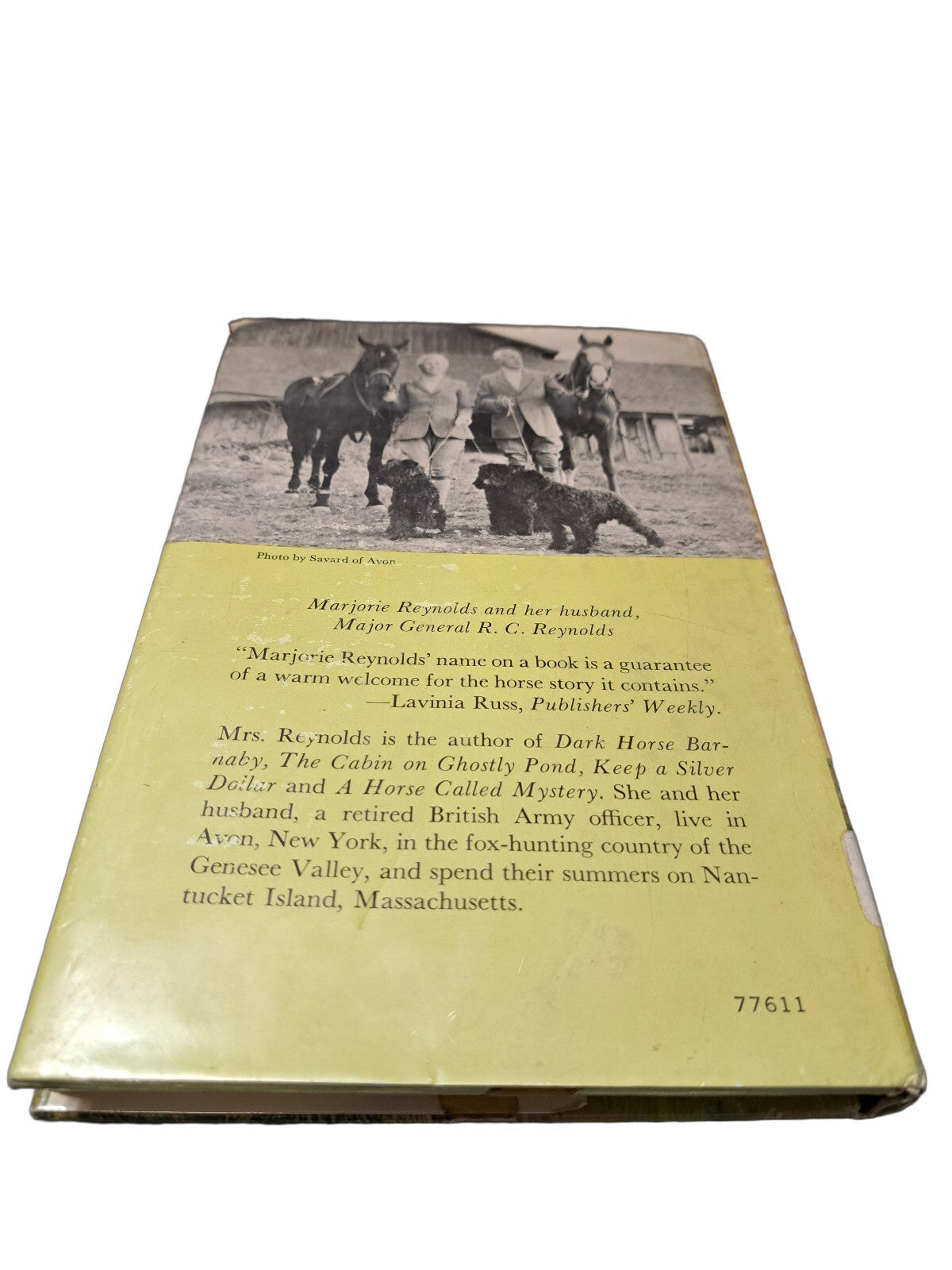Vintage 1968 Sire Unknown book by Marjorie Reynolds