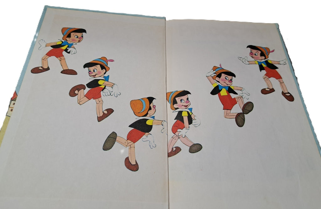 Vintage 1973 Walt Disney's Pinocchio and His Puppet Show Adventure