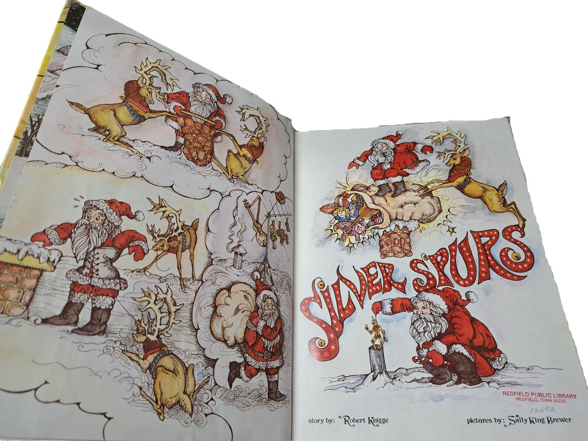 Vintage 1975 Silver Spurs: Santa's Smallest Brightest Elf by Robert Knigge