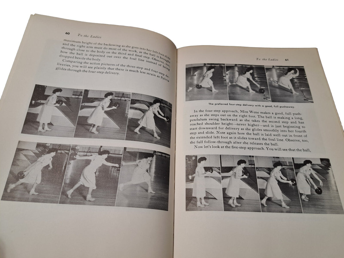 Vintage 1958 The Complete Handbook of Bowling by Oscar Fraley