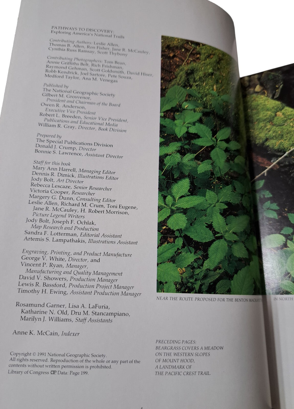 Vintage 1991 Pathways to Discovery: Exploring America's National Trails