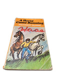 Vintage 1970 A Horse Came Running book by Meindert DeJong