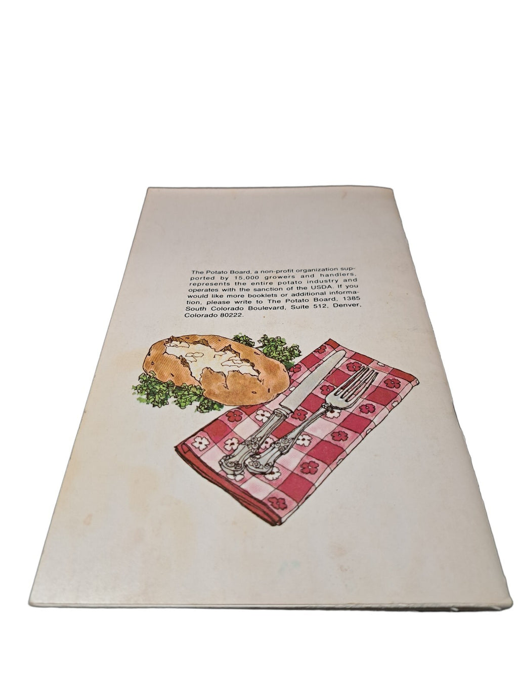 Vintage 1973 The Potato Lover's Diet Cookbook