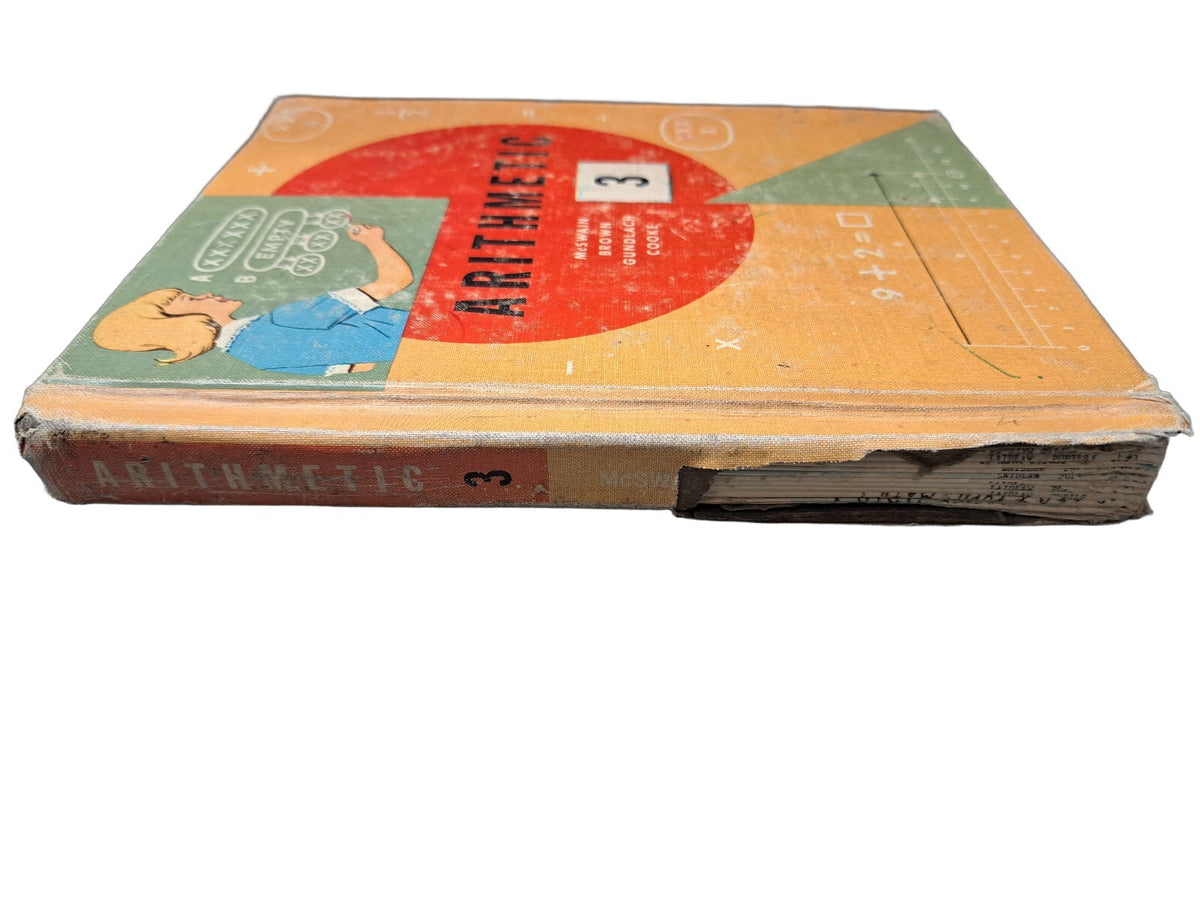 Vintage 1963 Arithmetic books 3 & 4