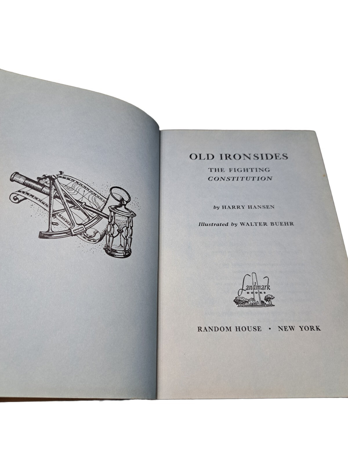Vintage 1955 Old Ironsides The Fighting Constitution book by Harry Hansen