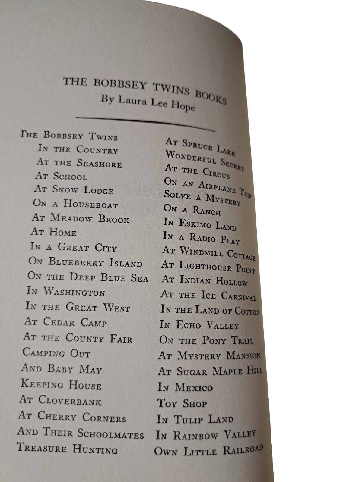 Vintage 1944 first edition of The Bobbsey Twins on the Pony Trail book by Laura Lee Hope
