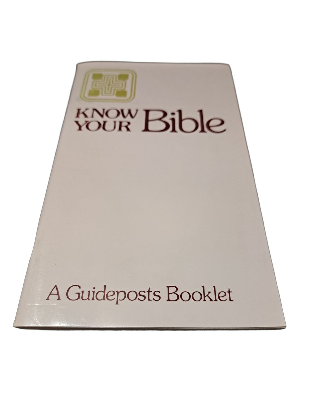 Vintage 1962 Know Your Bible, A Guideposts Booklet