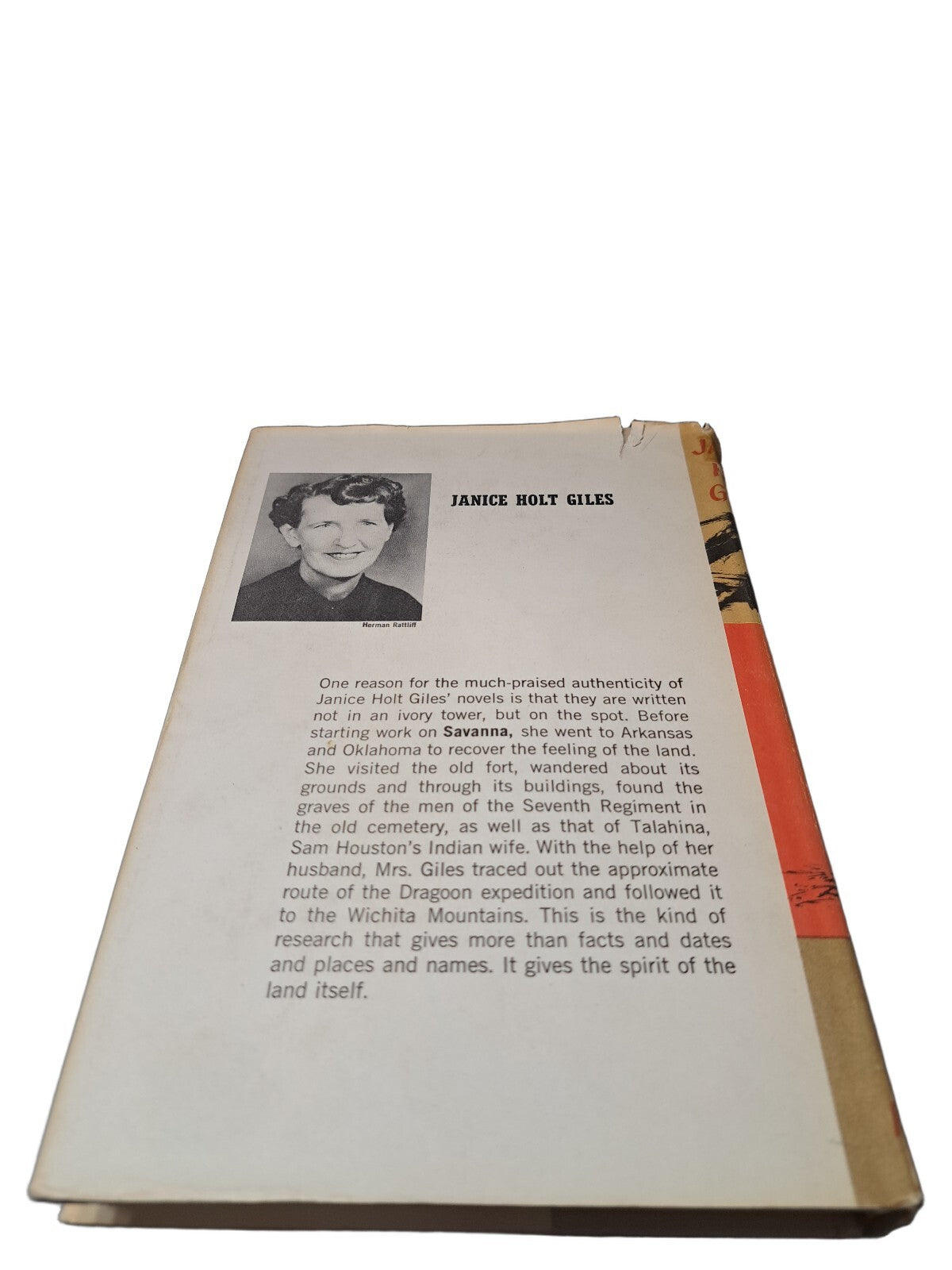 Vintage 1961 Savanna book by Janice Holt Giles